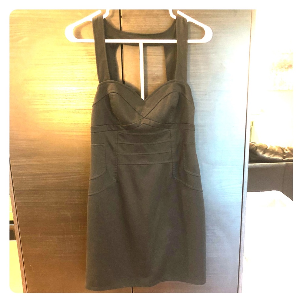Rampage Little Black Dress with flattering details